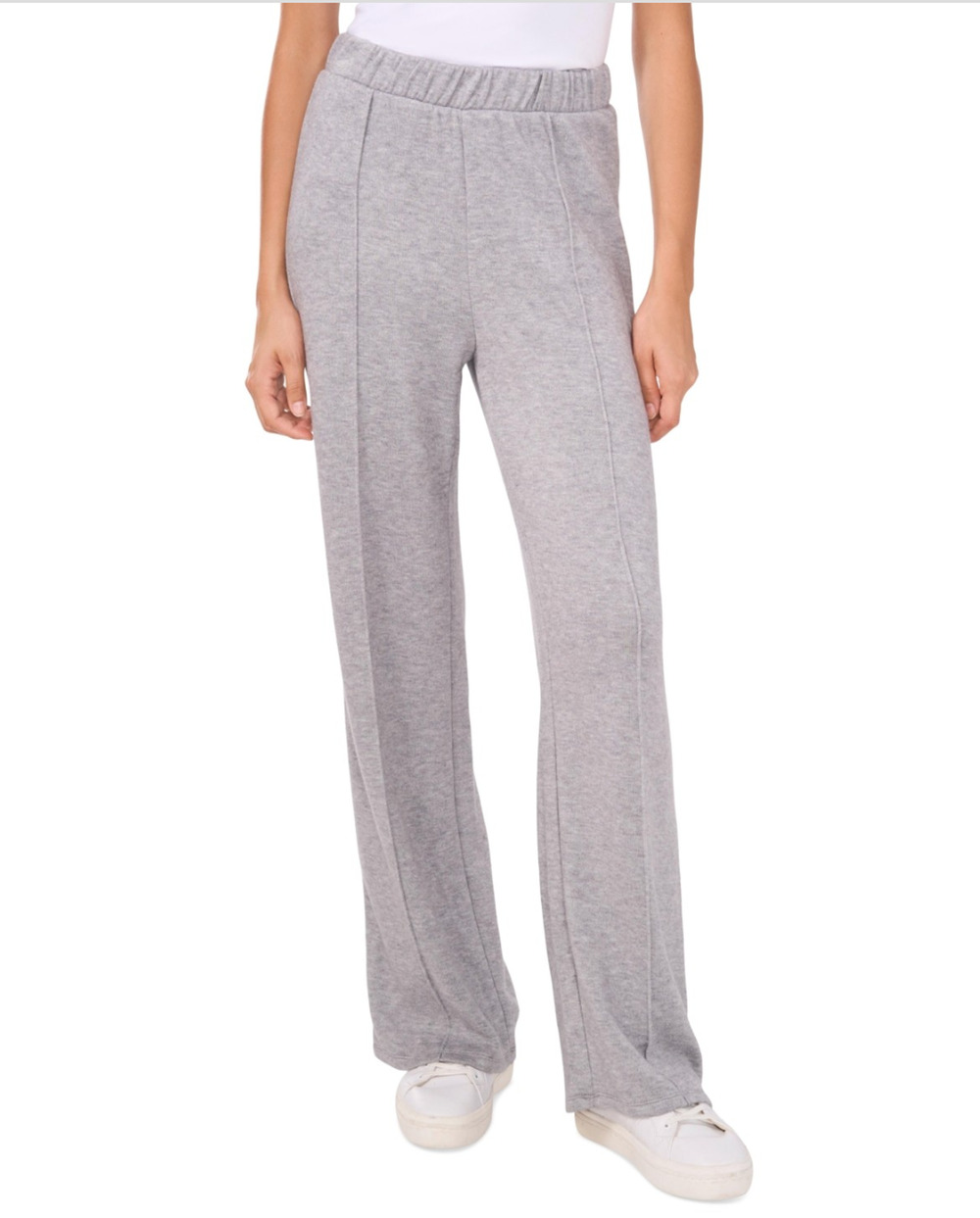 Vince Camuto Women Wide Leg Sweatpants Granite Size XL